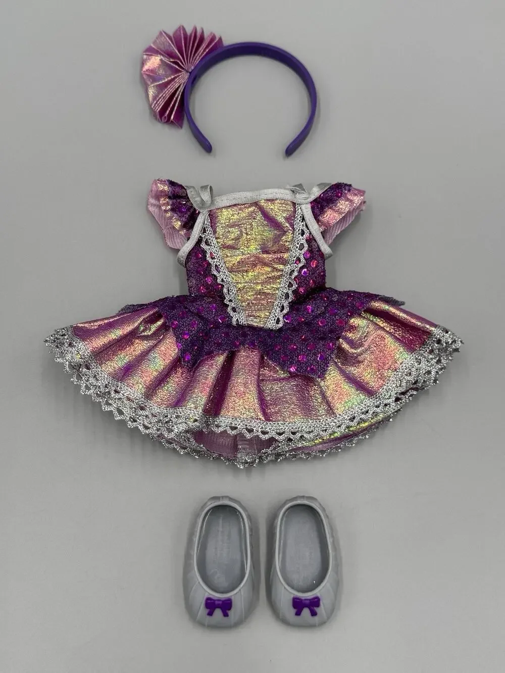 Wellie Wishers American Girl Doll Showtime Ballet Outfit Set